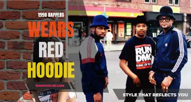 Throwback Style: Exploring the Iconic Red Hoodie Trend Among 1990s Rappers