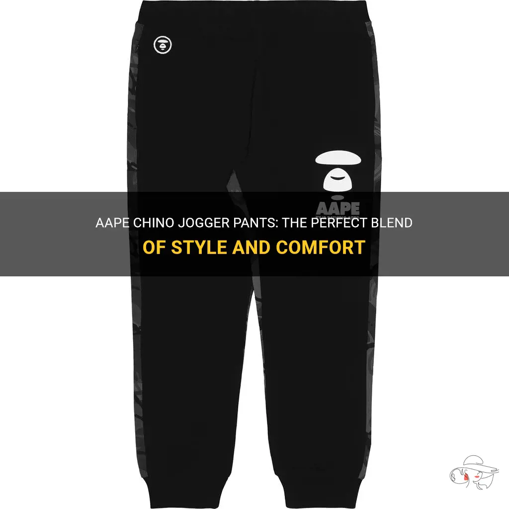 Aape Chino Jogger Pants: The Perfect Blend Of Style And Comfort | ShunVogue