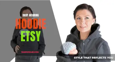 Stay Stylish and Practical with a Baby Wearing Hoodie from Etsy