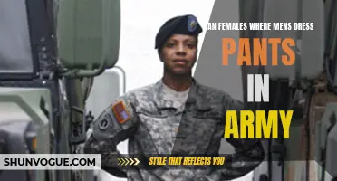 Breaking Gender Norms: Can Females Wear Men's Dress Pants in the Army?