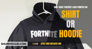 Can I Get the Fortnite Logo Printed on a Shirt or Hoodie?