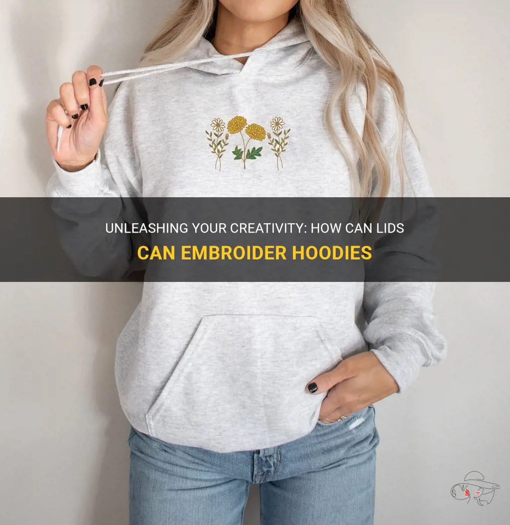 can lids embroider hoodies