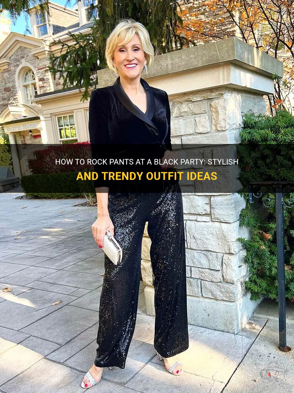 How To Rock Pants At A Black Party: Stylish And Trendy Outfit Ideas ...