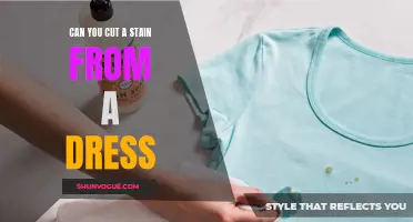 Get Rid of Stains: Can You Cut Them Out of a Dress?