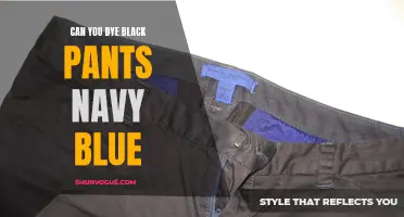 Transforming Black Pants: How to Dye Them Navy Blue