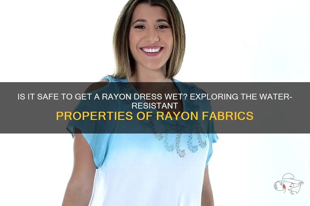 Is It Safe To Get A Rayon Dress Wet? Exploring The Water-Resistant ...