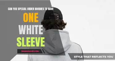 Unleash Your Unique Style: Can You Special Order Hoodies with One White Sleeve?