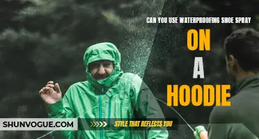 Can You Use Waterproofing Shoe Spray on a Hoodie?
