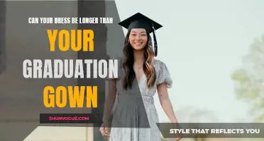 Is it Acceptable for Your Dress to be Longer than Your Graduation Gown?