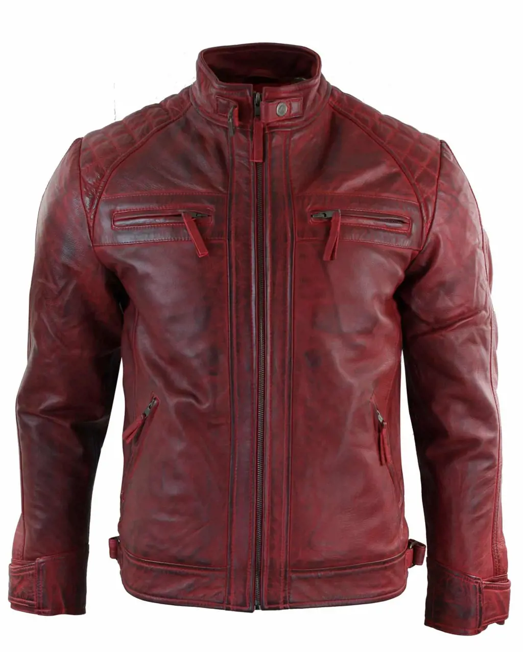 The Best Outfit Combinations For Men's Red Leather Jacket | ShunVogue
