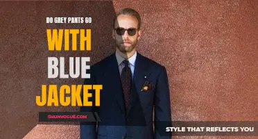 How to Style Grey Pants with a Blue Jacket: A Style Guide