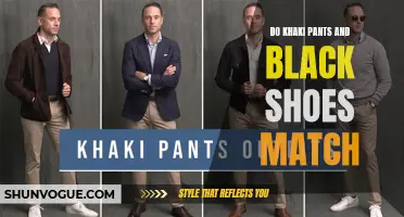 Why Khaki Pants and Black Shoes are the Perfect Match