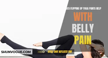 Can Flipping Up Yoga Pants Provide Relief for Belly Pain?