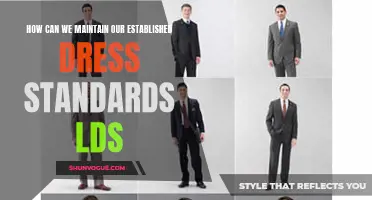 Ways to effectively maintain our established dress standards in the LDS community