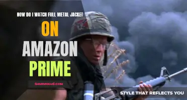 How to Watch Full Metal Jacket on Amazon Prime: A Step-by-Step Guide
