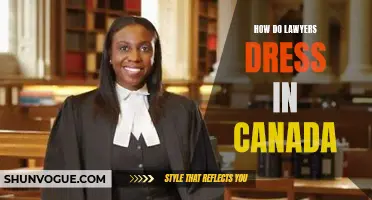 What is the appropriate dress code for lawyers in Canada?