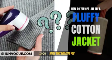 Removing Lint from a Fluffy Cotton Jacket: Effective Tips and Tricks