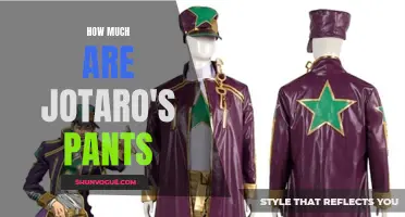 The Price of Jotaro's Pants: Exploring the Cost of the Iconic JoJo's Bizarre Adventure Character's Wardrobe