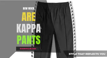 The Price Tag on Kappa Pants: What to Expect