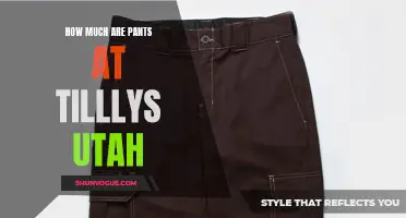 The Price Range of Pants at Tillys in Utah: Discover Stylish Options for Your Wardrobe