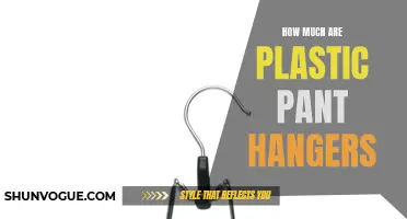 The Cost of Plastic Pant Hangers: A Comprehensive Guide
