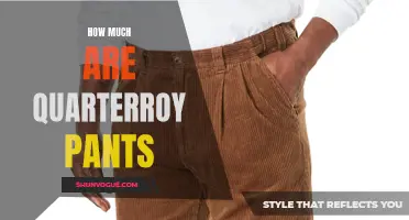 The Price Range of Quarterroy Pants: A Buyer's Guide