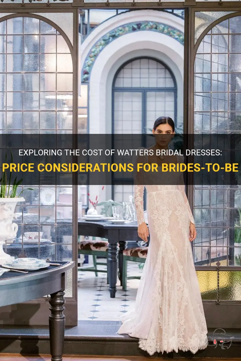 how much are watters bridal dresses