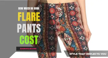 The Cost of Boho Flare Pants: A Price Guide for Trendsetters