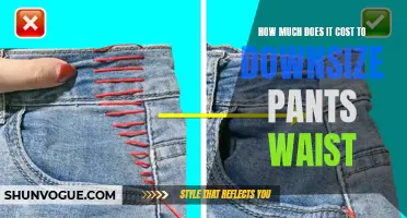 The Price Tag of Downgrading Your Pants Waist: How Much Does It Cost?
