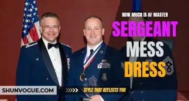 The Cost of an Air Force Master Sergeant Mess Dress: Explained