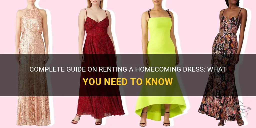 Complete Guide On Renting A Homecoming Dress: What You Need To Know ...