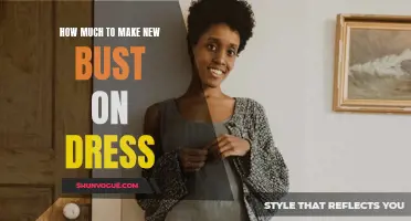 The Cost of Making a New Bust on a Dress: A Guide for Fashion Enthusiasts