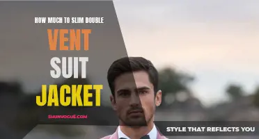 Achieving a Slim Fit: The Cost of Altering a Double Vent Suit Jacket