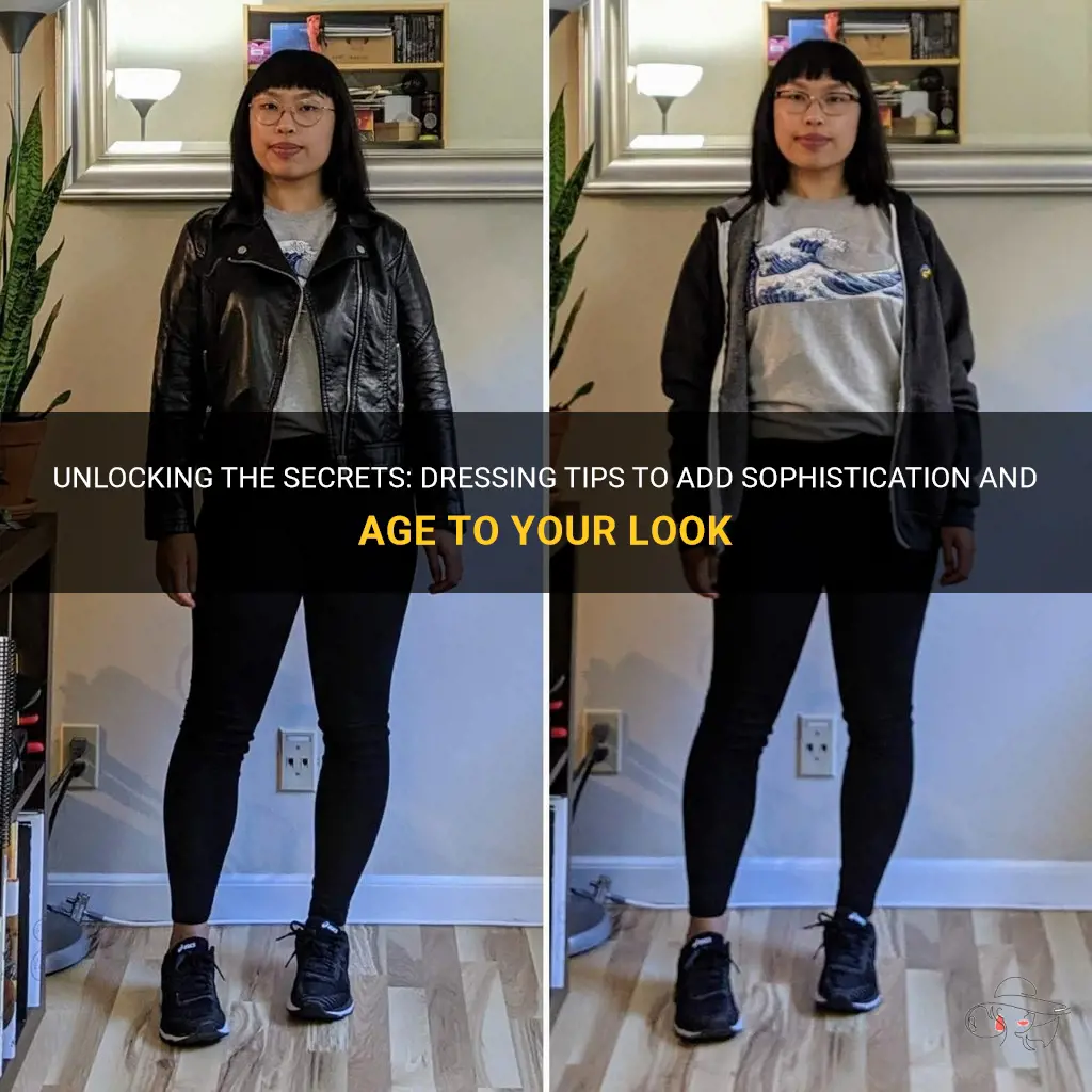 how to dress to make you look older