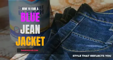 A Guide to Fading your Blue Jean Jacket: Techniques and Tips