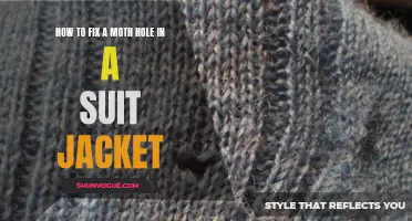 Repairing a Moth Hole in a Suit Jacket: A Step-by-Step Guide