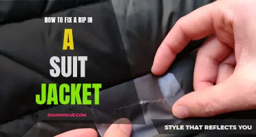 Repairing a Rip in Your Suit Jacket: A Step-by-Step Guide