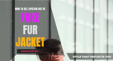 Simple Steps to Remove Lipstick Stains from a Fake Fur Jacket