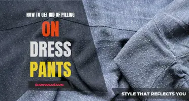Effective Ways to Remove Pilling from Dress Pants