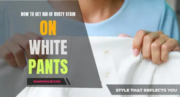 Effective Ways to Remove Rusty Stains from White Pants