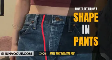 How to Eliminate the V-Shaped Gap in Pants
