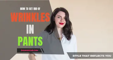 Say Goodbye to Wrinkles: Tips and Tricks to Get Rid of Wrinkles in Pants