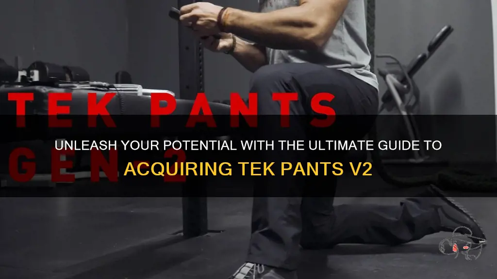 how to get tek pants v2