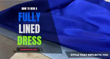 The Ultimate Guide to Hemming a Fully Lined Dress