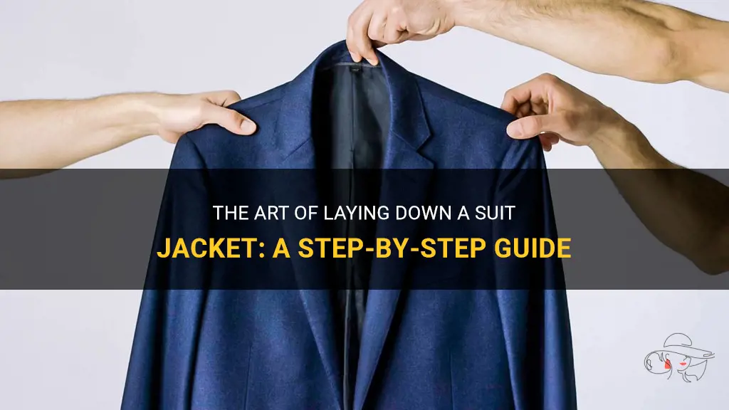 how to lay down a suit jacket