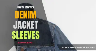 Ways to Lengthen Denim Jacket Sleeves for a Perfect Fit
