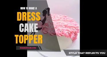 Creating a Stunning Dress Cake Topper: A Step-by-Step Guide