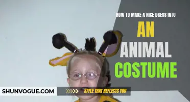 How to Transform a Beautiful Dress into an Amazing Animal Costume