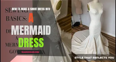 Transforming a Short Dress into a Stunning Mermaid Gown