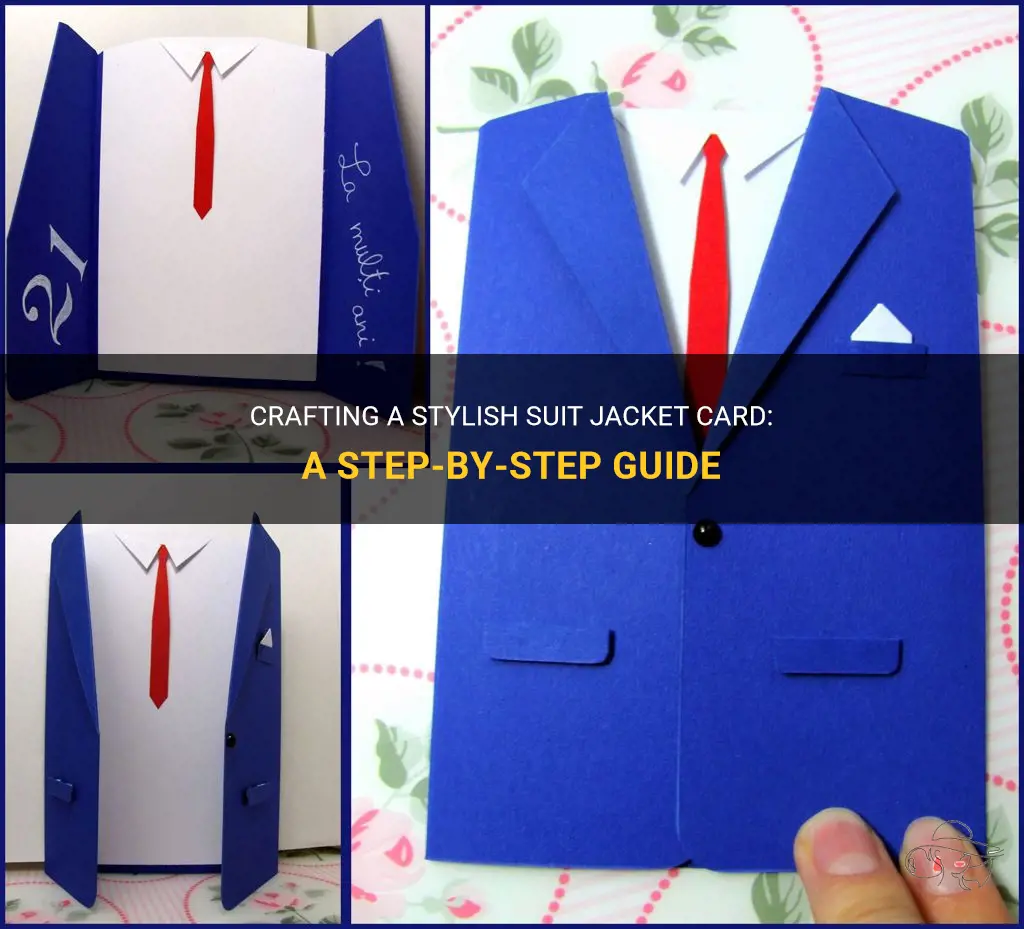 how to make a suit jacket card